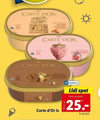 Let-Køb Carte d'Or is tilbud
