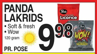 ABC Lavpris Panda lakrids tilbud