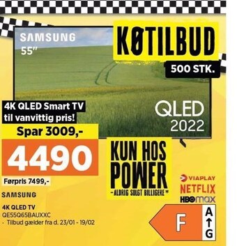 Power 4k qled tv tilbud