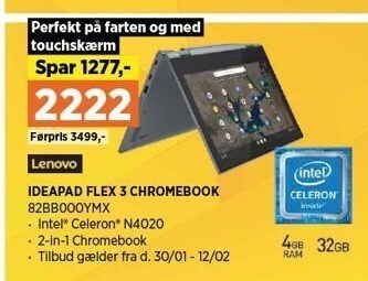 Power Ideapad flex 3 chromebook tilbud