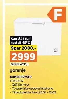Power Kummefryser tilbud