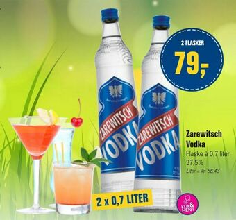 Otto Duborg Zarewitsch Vodka tilbud