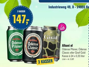 Otto Duborg Albani øl tilbud