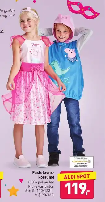 ALDI Fastelavnskostume tilbud