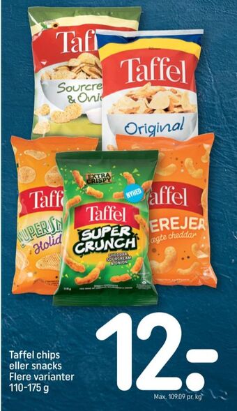 REMA 1000 Taffel chips tilbud