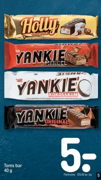 Yankie chokoladebar kokosskum