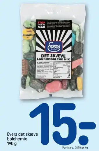 REMA 1000 Det skæve bolsjer lakridsbolche mix tilbud