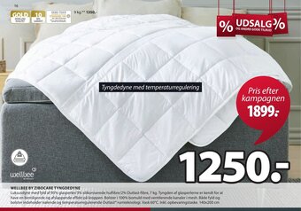 JYSK Wellbee By Zibocare Tyngdedyne tilbud