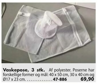Vaskepose, 3 stk