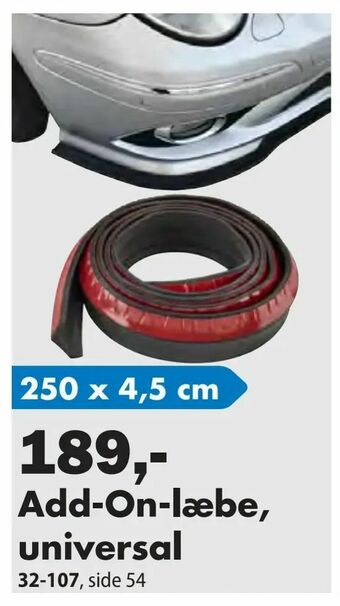Biltema Add-On-læbe, universal tilbud
