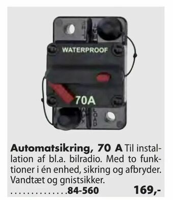 Automatsikring, 70 A