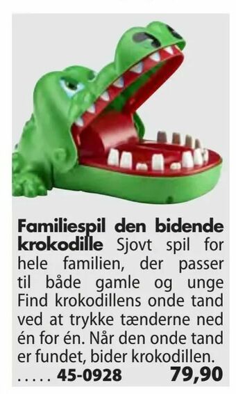 Familiespil den bidende krokodille