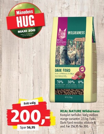 Maxi Zoo Real nature wilderness tilbud