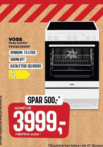 Skousen Voss komfur tilbud
