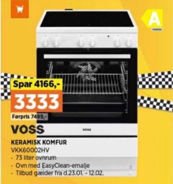 Power Voss komfur tilbud