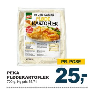 Peka flødekartofler