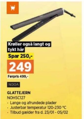 Power Nooa glattejern tilbud