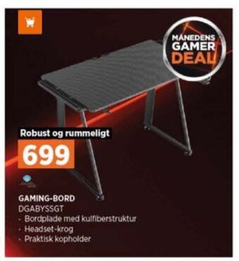 Power Dacota gamerbord tilbud
