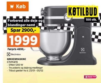 Power Electrolux køkkenmaskine tilbud
