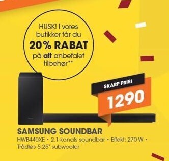 Expert Samsung soundbar tilbud