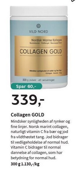 Helsam Collagen gold tilbud