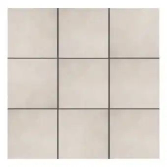 Granito forte land, klinke, 31x31 cm, bianco