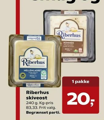Dagli'Brugsen Riberhus skiveost tilbud