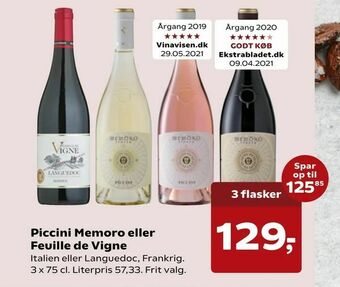 Dagli'Brugsen Piccini Memoro eller Feuille de Vigne tilbud