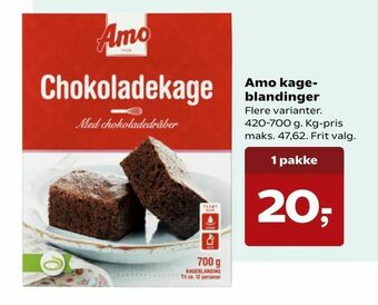 Dagli'Brugsen Amo kageblandinger tilbud
