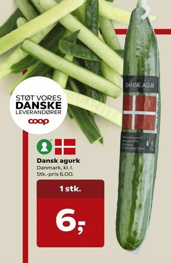 Dagli'Brugsen Dansk agurk tilbud