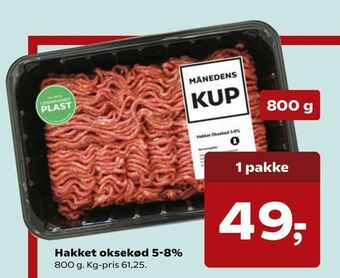 Dagli'Brugsen Hakket oksekød 5-8% tilbud