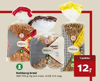 Dagli'Brugsen Kohberg brød tilbud