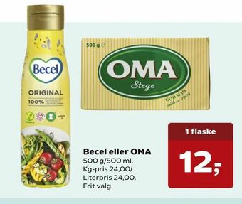 Dagli'Brugsen Becel eller OMA tilbud
