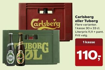 Dagli'Brugsen Carlsberg eller Tuborg tilbud