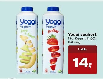 Dagli'Brugsen Yoggi yoghurt tilbud