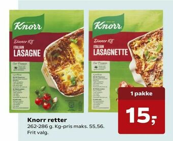 Dagli'Brugsen Knorr retter tilbud