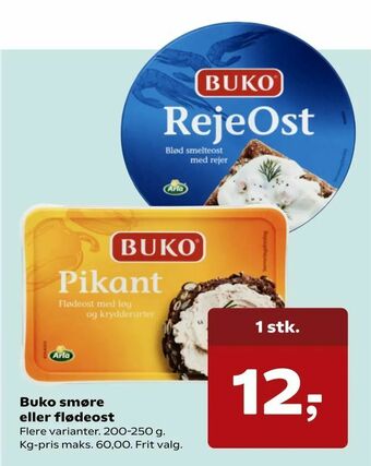 Dagli'Brugsen Buko smøre eller flødeost tilbud