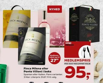 Dagli'Brugsen Finca Milena eller Ponte Villoni i boks tilbud