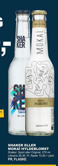 Let-Køb Shaker eller mokaï hyldeblomst tilbud