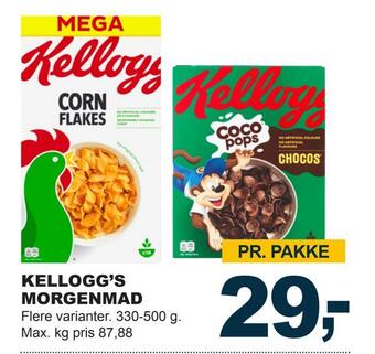 Let-Køb Kellogg's morgenmad tilbud