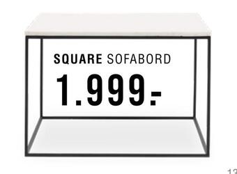 Ilva Square sofabord tilbud
