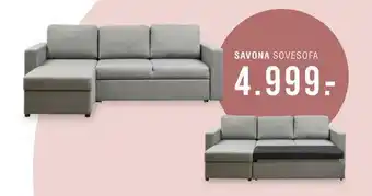 Ilva Savona sovesofa tilbud