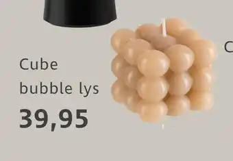 Sinnerup Cube bubble lys tilbud