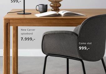 Sinnerup New carver spisebord tilbud