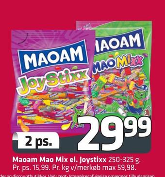 Fleggaard Maoam mao mix el. joystixx tilbud