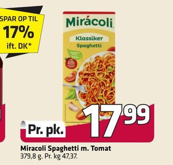 Fleggaard Miracoli spaghetti m. tomat tilbud