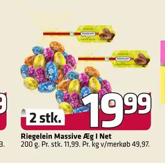 Riegelein massive æg i net