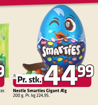 Fleggaard Nestle smarties gigant æg tilbud