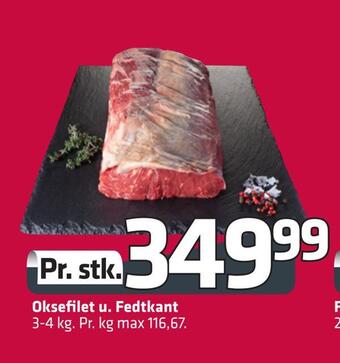 Fleggaard Oksefilet u. fedtkant tilbud