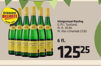 Fleggaard Königsmosel riesling tilbud